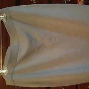 Eileen Fisher silk nylon knit straight skirt